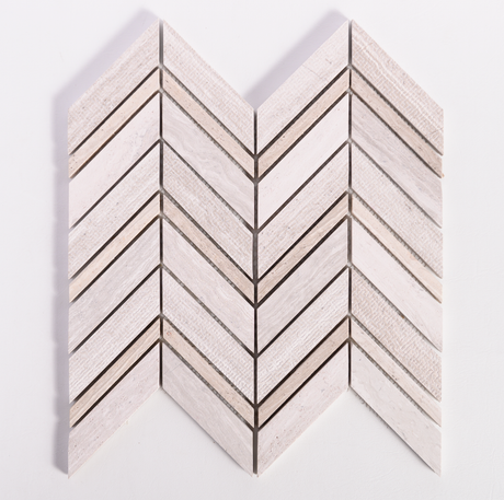 Acqueforti Wooden White Chevron