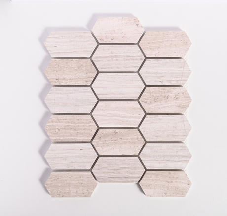 Acqueforti Wooden White Elongated