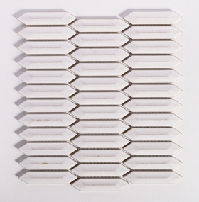 Antique Stretched White Hexagon