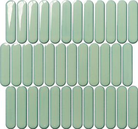 Elongated Oval Stacked Mosaic